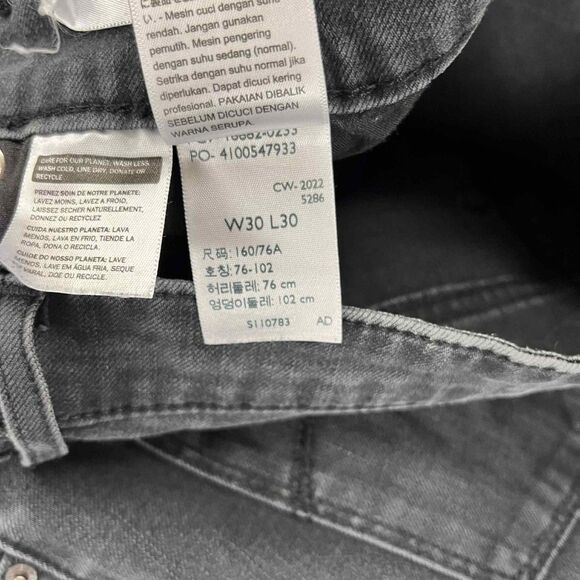 Levis Jeans Women 30 High Rise Skinny Black Stretch Denim Premium Fit Streetwear - Picture 8 of 11
